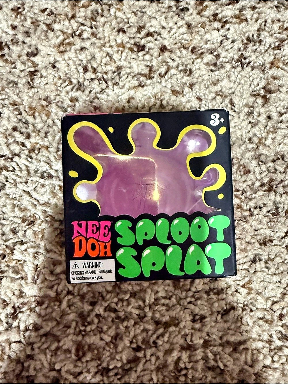 Nee Doh Spoot & Sploot Sensory Toy Purple & Green NWT